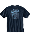 Carhartt 106893 Pocket Fish Graphic T Shirt - Navy
