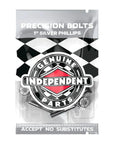 Independent Genuine Parts 1" Silver Phillips Hardware