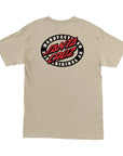 Santa Cruz MFG Oval Dot S/S T-Shirt - Sand