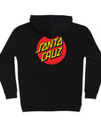 Santa Cruz Classic Dot Zip - Black