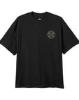 Brixton Crest II S/S Standard Tee - Black/Off White