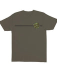 Santa Cruz Roskopp Destruct Dot Stripes T-Shirt - Olive