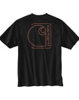 Carhartt 106760 Relaxed Fit Graphic Pocket T-Shirt -Black
