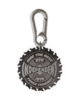 Independent Buzzsaw Keychain - Nickel