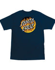 Santa Cruz Blaze Dot S/S Tee - Navy