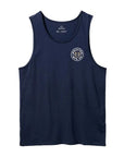 Brixton Crest Tank Top - Washed Navy/Off White