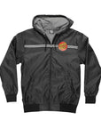 Santa Cruz Dot Hooded Windbreaker - Black