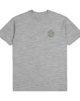 Brixton Crest II Standard Tee - Heather Grey/Washed Black