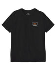 Brixton Linwood S/S Standard T-Shirt - Black/Orange