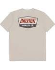 Brixton Regal S/S Standard Tee- Cream/Barn Red