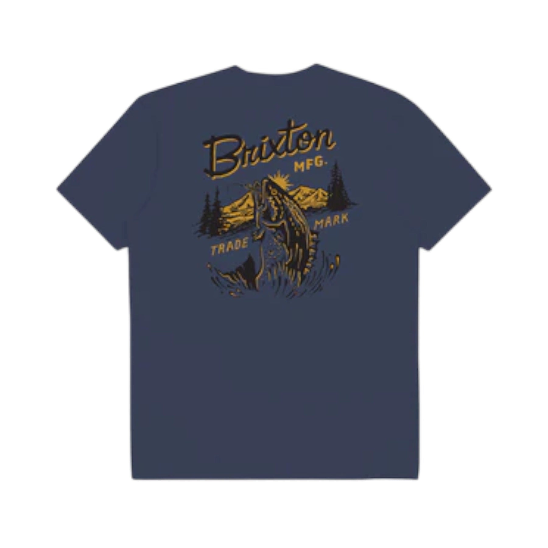 Brixton Welton S/S Standard Tee - Washed Navy
