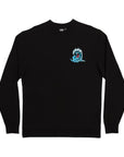 Santa Cruz Screaming Wave Crewneck Sweater - Black