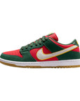 Nike SB Dunk Low Pro PRM Seattle Supersonic - Fir/White