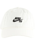 Nike SB Club Cap - White/Black