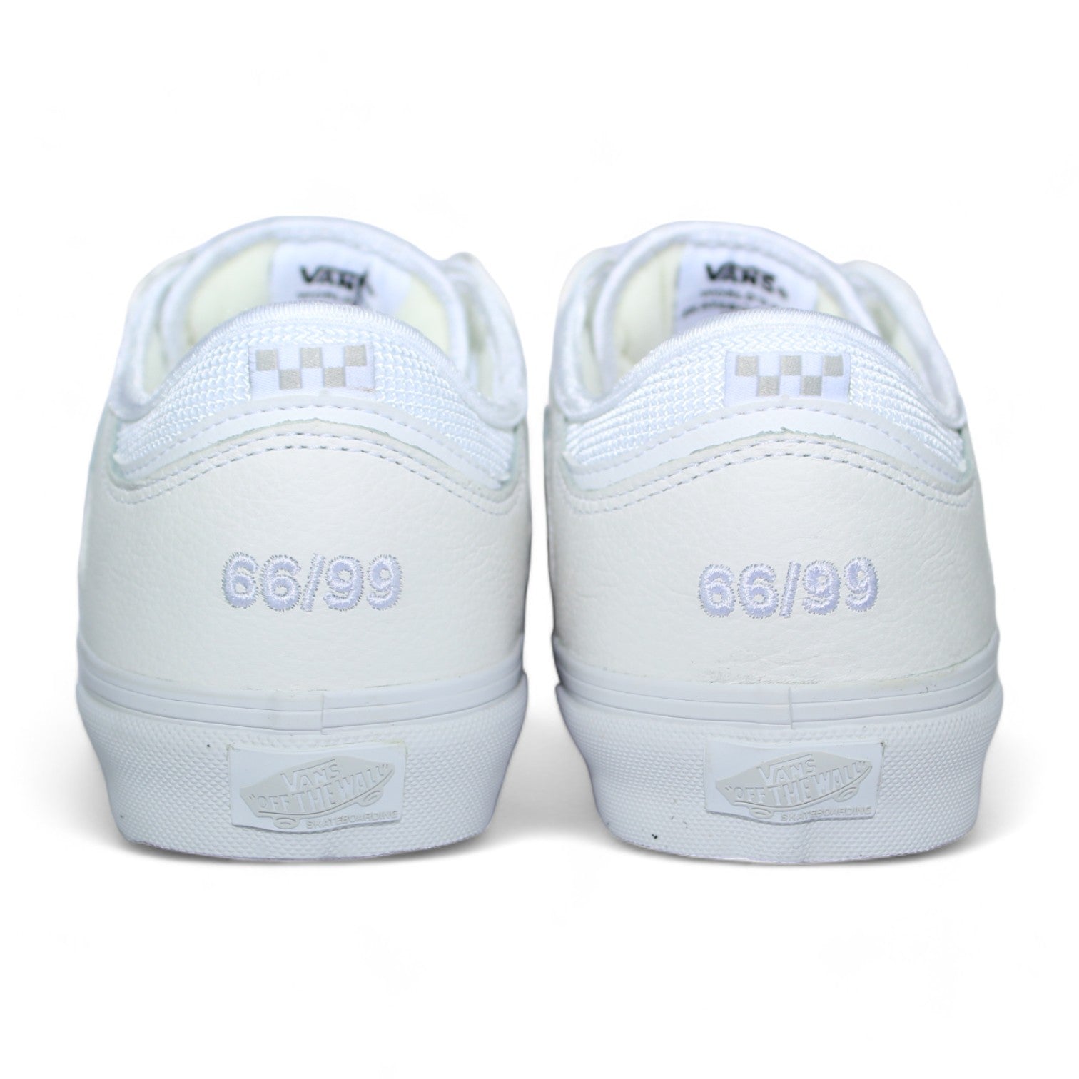 Vans Skate Rowley Shoes - White Leather