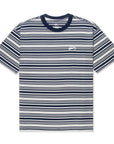 Nike SB Max90 Striped T Shirt - Midnight Navy